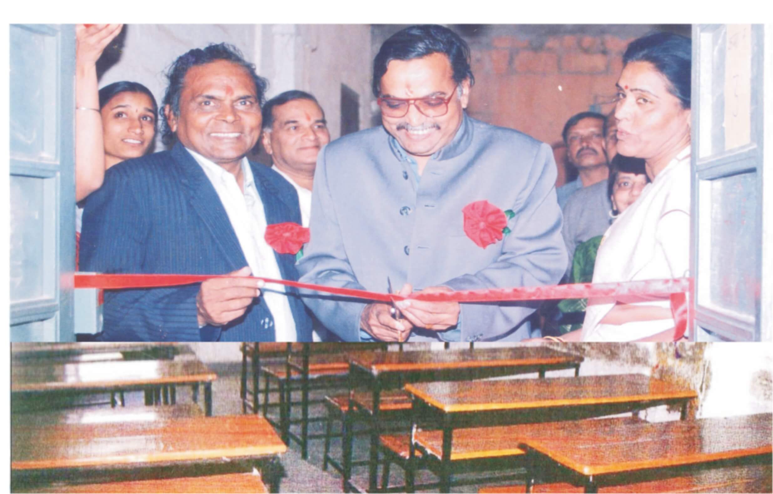 Furniture arranged for 16 classrooms across 7 girls' schools in Jodhpur
