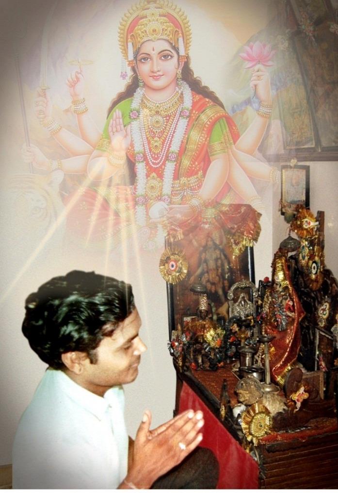 Bhaiyaji with Divine Mother