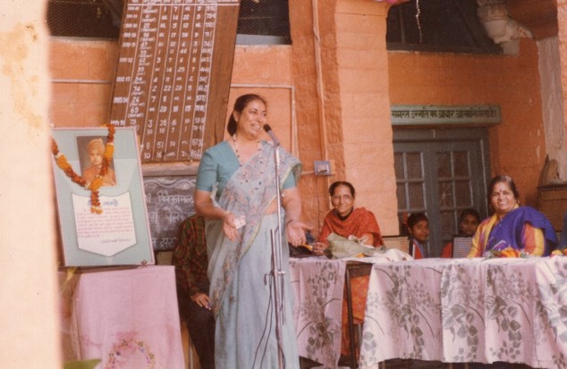 Madhu Maa at work in the early years